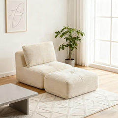 Love seat Sofa Couch for Living Room, Corduroy Fabric, Modern Memory Foam Compressed Sofa with Pillows, High-Resilience Memory Foam, Easy Assembly for Small Spaces (Grey, 1 Seat)