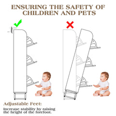 EOYUTLLY Shoe Cabinet Storage for Entryway, Narrow Shoe Rack Cabinet with 3 Flip Drawers & Coat Rack, Hidden Shoe Storage Cabinet, 2-in-1 Hall Tree Slim Freestanding Shoe Rack Organizer, Rustic Brown