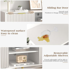 55”Floating Entertainment Center with LED Lights for 60/65/70 Inch TV, Floating TV Shelf with 5 Timers & 3 Colors & 6 Brightness Levels, Marble Wall-Mounted TV Stand for Living Room,Bedroom, White