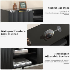 55”Floating Entertainment Center with LED Lights for 60/65/70 Inch TV, Floating TV Shelf with 5 Timers & 3 Colors & 6 Brightness Levels, Marble Wall-Mounted TV Stand for Living Room,Bedroom, White