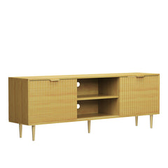 55”Floating Entertainment Center with LED Lights for 60/65/70 Inch TV, Floating TV Shelf with 5 Timers & 3 Colors & 6 Brightness Levels, Marble Wall-Mounted TV Stand for Living Room,Bedroom, White