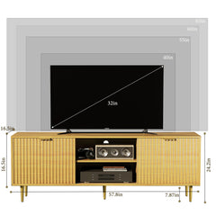 55”Floating Entertainment Center with LED Lights for 60/65/70 Inch TV, Floating TV Shelf with 5 Timers & 3 Colors & 6 Brightness Levels, Marble Wall-Mounted TV Stand for Living Room,Bedroom, White