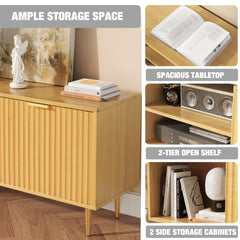 55”Floating Entertainment Center with LED Lights for 60/65/70 Inch TV, Floating TV Shelf with 5 Timers & 3 Colors & 6 Brightness Levels, Marble Wall-Mounted TV Stand for Living Room,Bedroom, White